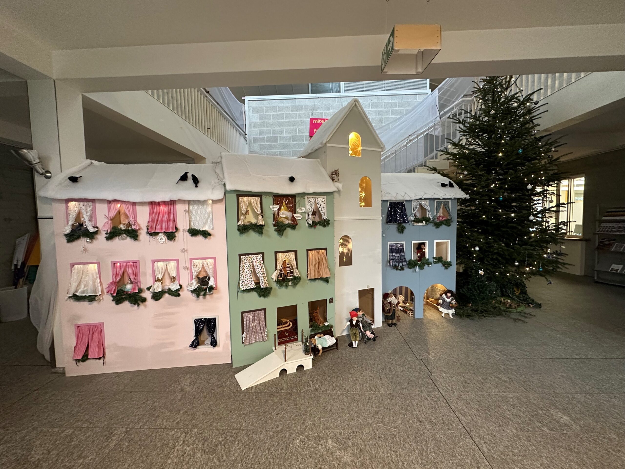 Adventsstadt der Schule Baden