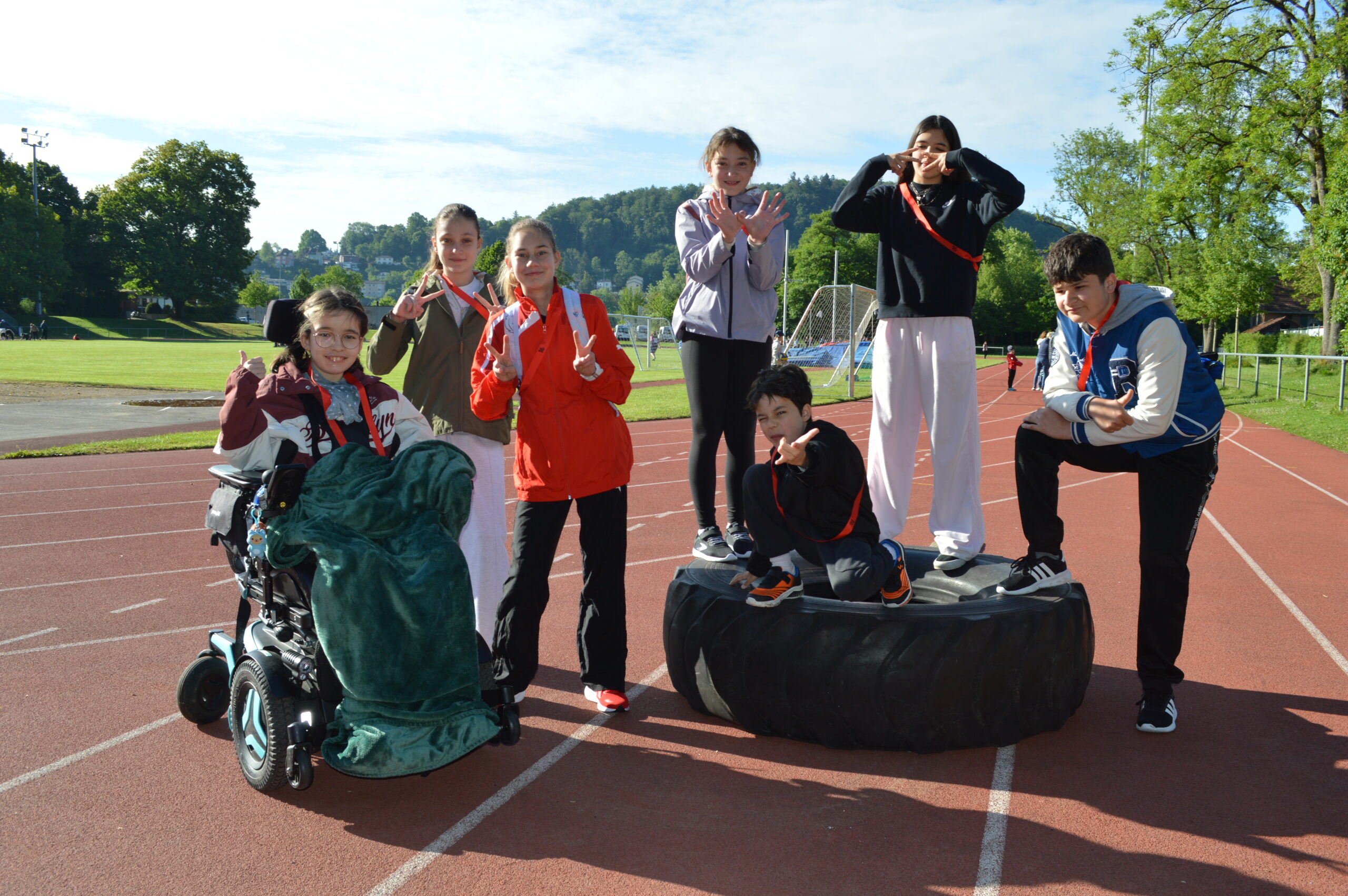 Unser Sporttag an der Tagessonderschule Aarau